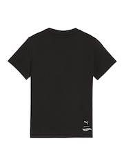 Puma Black Kids Boys Hot Wheels Graphic T-Shirt - Image 4 of 4