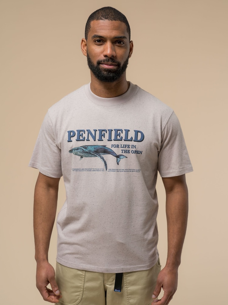 Penfield Mens Retro Whale T-Shirt - صورة 1 من 6