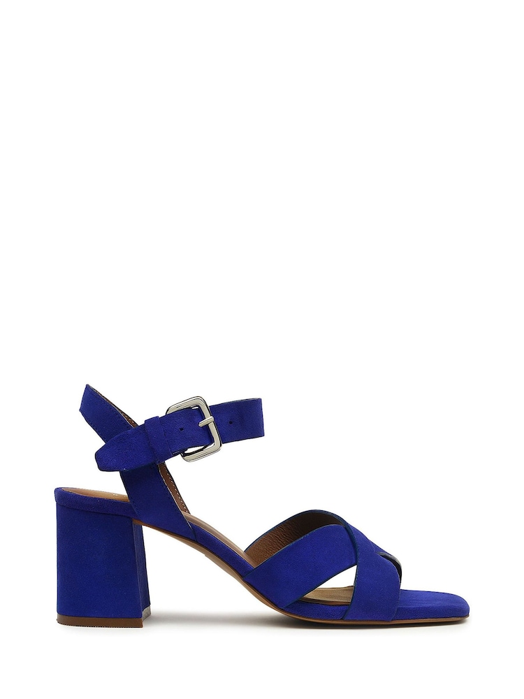 أزرق - Radley Portland Terrace Block Heel Sandals - صورة 1 من 3