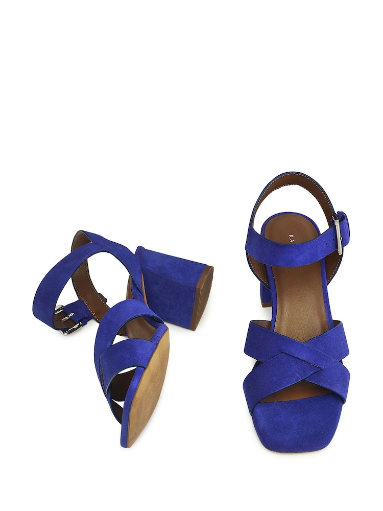 أزرق - Radley Portland Terrace Block Heel Sandals - صورة 3 من 3