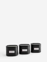 Set of 3 Black Stacking Badge Storage Tins - Image 4 of 4