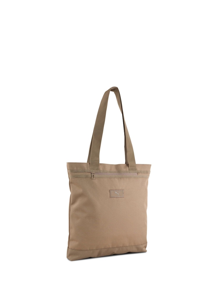 Puma Brown ESSENTIALS Tote Bag - Image 1 of 2