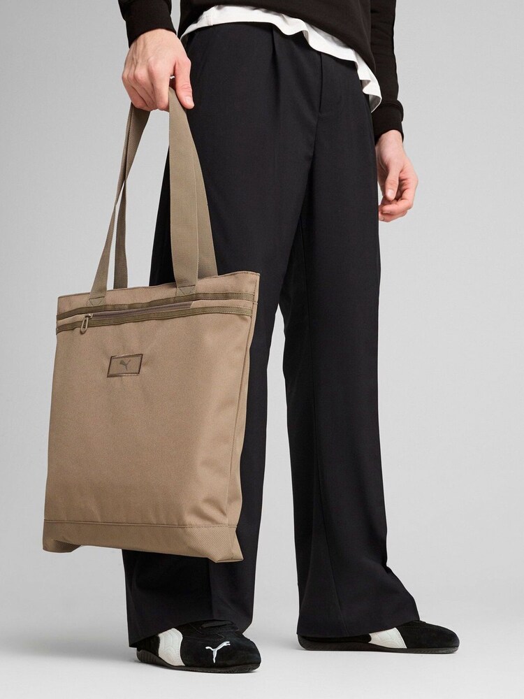 Puma Brown ESSENTIALS Tote Bag - Image 3 of 3 Puma Brown ESSENTIALS Tote Bag - Image 3 of 3