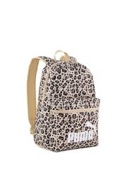 Puma Brown Phase All-Over Print Backpack - Image 1 of 2
