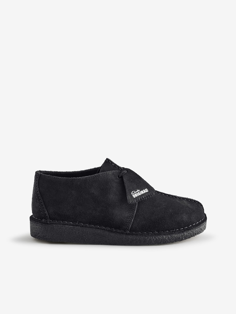 Clarks Originals Black Sde Desert Trek Shoes - Image 1 of 1