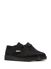 Clarks Originals Black Sde Desert Trek Shoes - Image 4 of 8