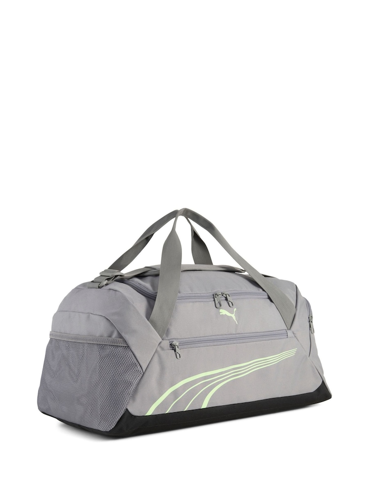 Puma Grey Fundamental Small Sports Bag - Image 1 of 2