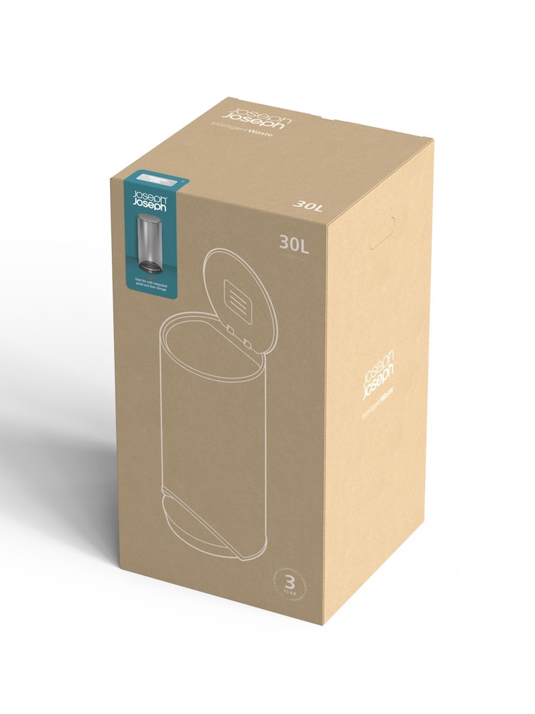 Cubo de basura de 30 L con pedal fino con bolsillo para bolsas Arc de Joseph Joseph - Imagen 6 de 6 Cubo de basura de 30 L con pedal fino con bolsillo para bolsas Arc de Joseph Joseph - Imagen 6 de 6