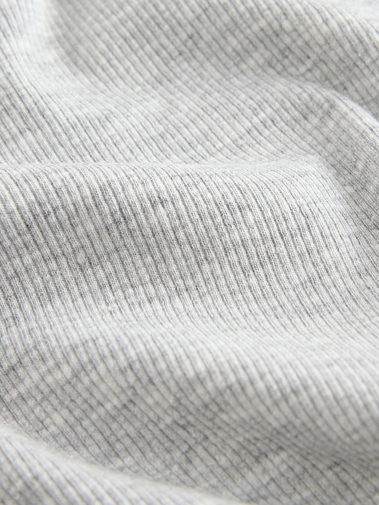 Cinza - Open Slash Neck Soft Touch Long Sleeve Top - Imagem 2 de 3