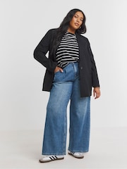 Simply Be Black Relaxed Blazer - Image 4 of 5