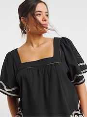 Simply Be Embroidered Blouse - Imagen 3 de 5