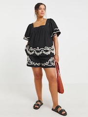 Simply Be Embroidered Blouse - Imagen 4 de 5