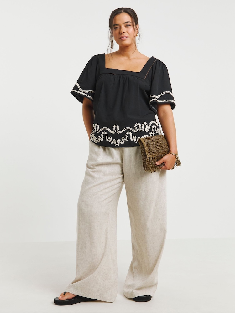 Simply Be Embroidered Blouse - Imagen 5 de 5
