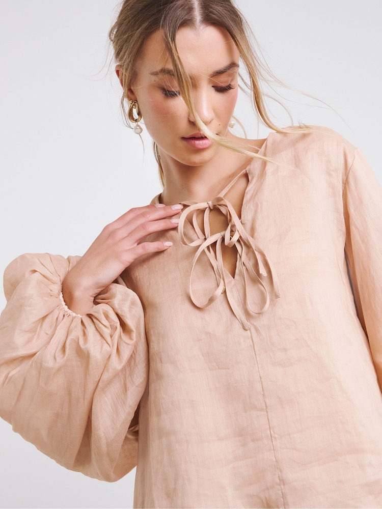 Simply Be Rami Volume Sleeve Blouse - Image 1 of 5