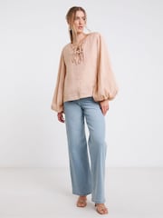 Simply Be Rami Volume Sleeve Blouse - Image 5 of 5