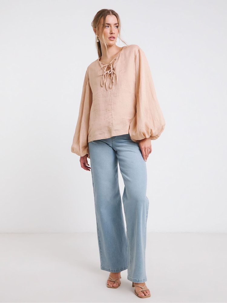 Simply Be Rami Volume Sleeve Blouse - Image 5 of 5