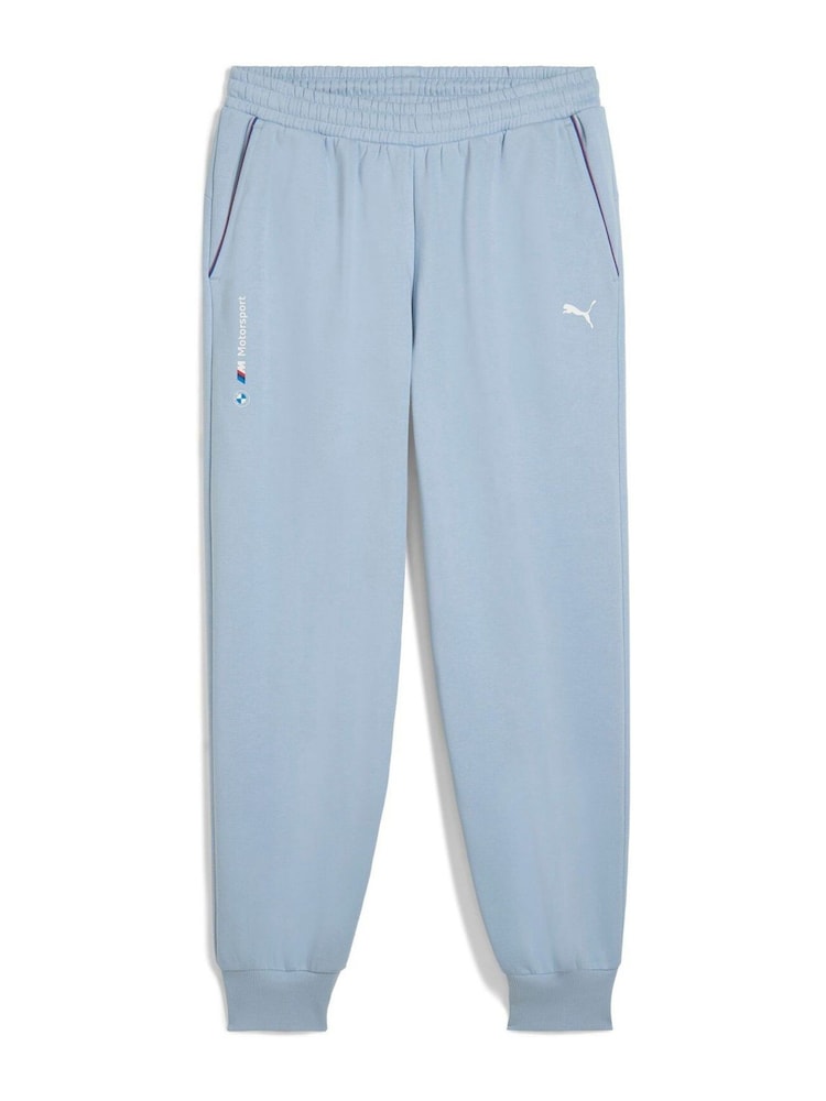 Puma Blue Mens BMW M Motorsport ESS+ Fleece Trousers - Image 2 of 3