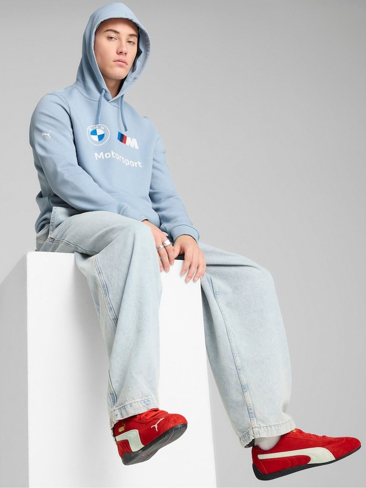 Puma Blue Mens BMW M Motorsport Essentials Hoodie - Image 1 of 3
