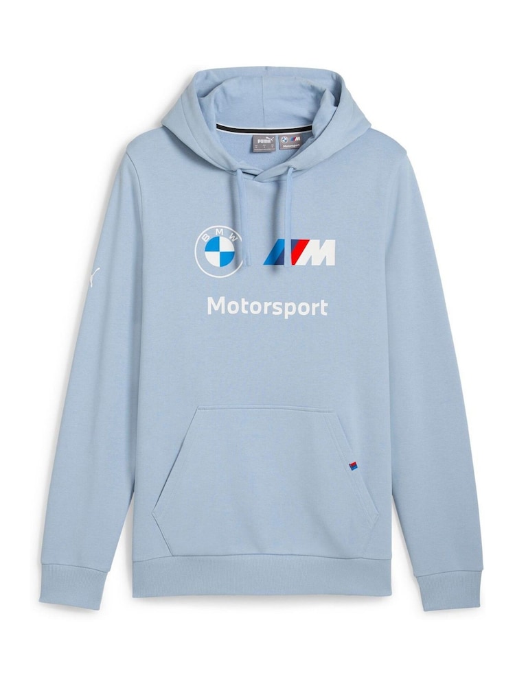 Puma Blue Mens BMW M Motorsport Essentials Hoodie - Image 2 of 3