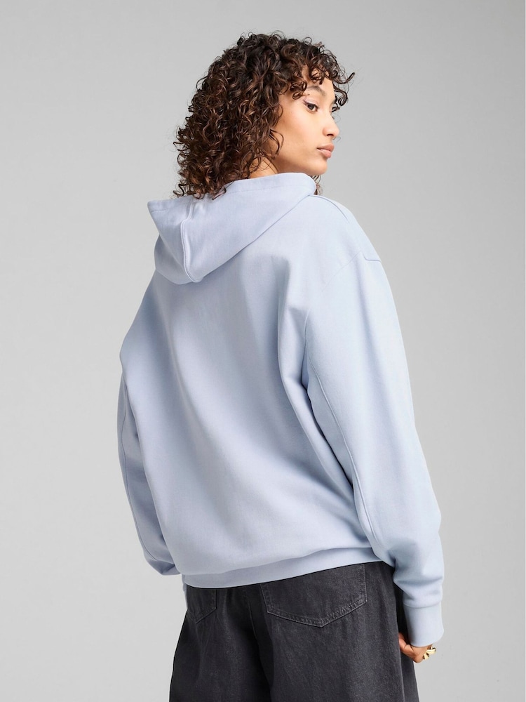 Puma Blue Womens Her Relaxed Hoodie - Image 2 of 5