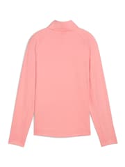 Puma Pink Womens Pure 20 Quarter-Zip Sweat Top - Image 2 of 2