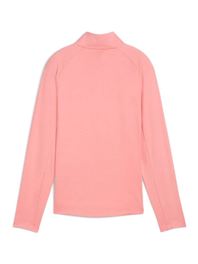 Puma Pink Womens Pure 20 Quarter-Zip Sweat Top - Image 2 of 2