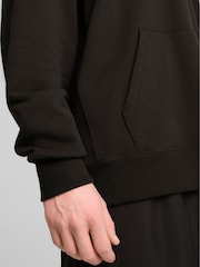 Puma Black Mens Wardrobe Essentials Relaxed Hoodie - Image 3 of 5