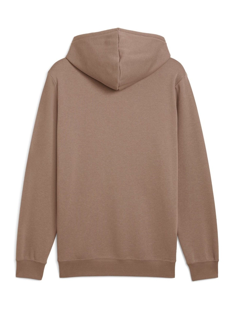 Puma Brown Mens Essentials No 1 Logo Hoodie - Image 5 of 5