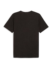 Puma Black Mens Class Washed T-Shirt - Image 3 of 3