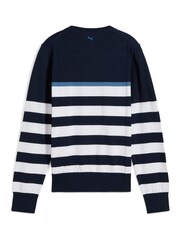 Puma Blue Womens Resort Stripe Sweater - Image 2 of 2