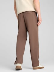 Puma Brown Mens Wardrobe Ess Relaxed Joggers - Image 2 of 5