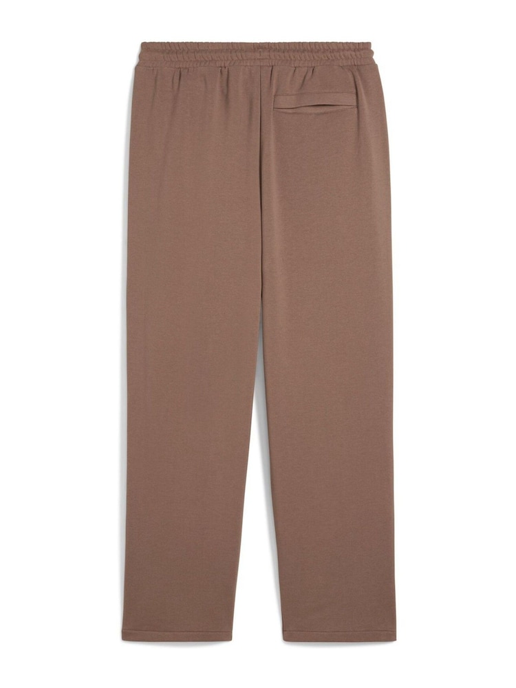 Puma Brown Mens Wardrobe Ess Relaxed Joggers - Image 5 of 5
