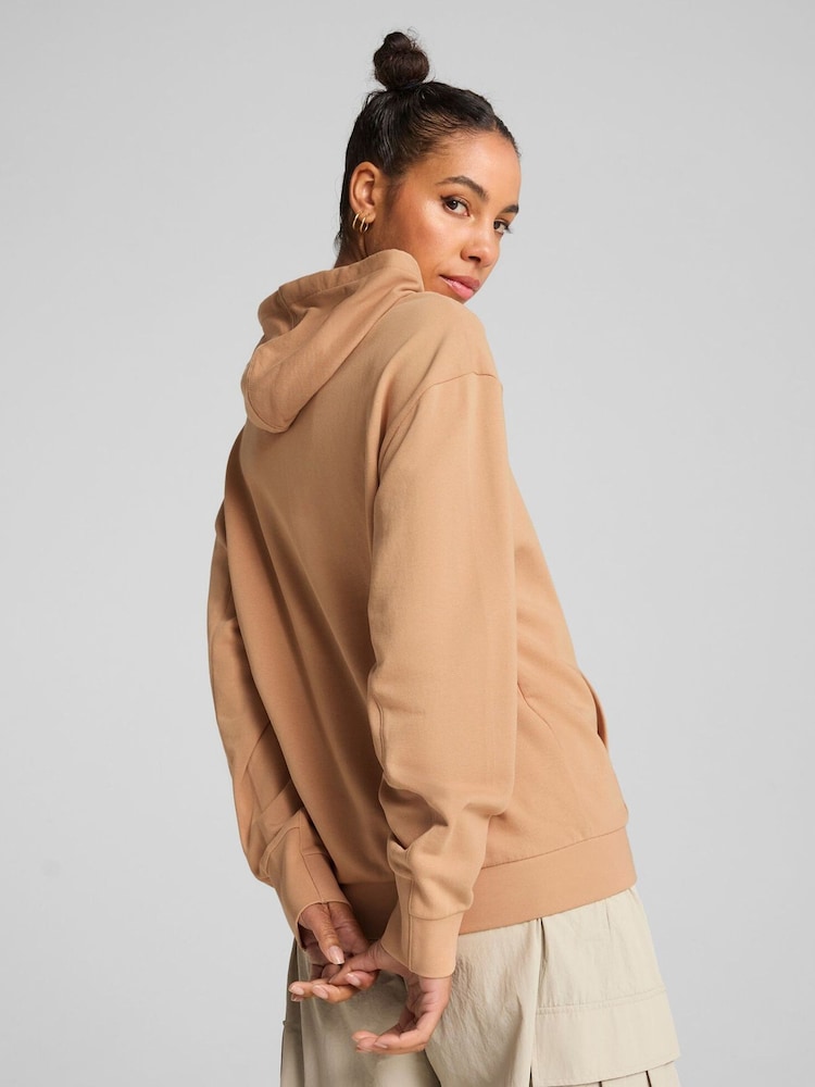 Puma Brown Womens Her Relaxed Hoodie - Image 2 of 5