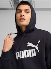 Puma Blue Mens Essentials No 1 Logo Hoodie - Image 3 of 5