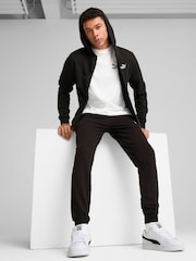 Puma Black Mens Essentials No 1 Logo Full-Zip Hoodie - Image 1 of 5