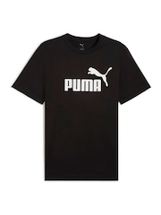 Puma Black Mens Essentials No. 1 Logo T-Shirt - Image 4 of 5