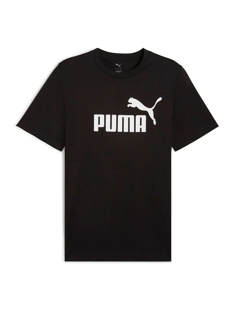 Puma Black Mens Essentials No. 1 Logo T-Shirt - Image 4 of 5