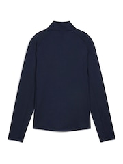 Puma Blue Womens Pure 20 Quarter-Zip Sweat Top - Image 2 of 2