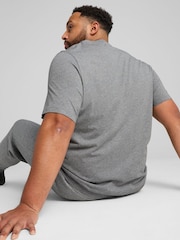 Puma Grey Mens Essentials No. 1 Logo T-Shirt - Image 2 of 5