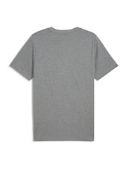Puma Grey Mens Essentials No. 1 Logo T-Shirt - Image 5 of 5