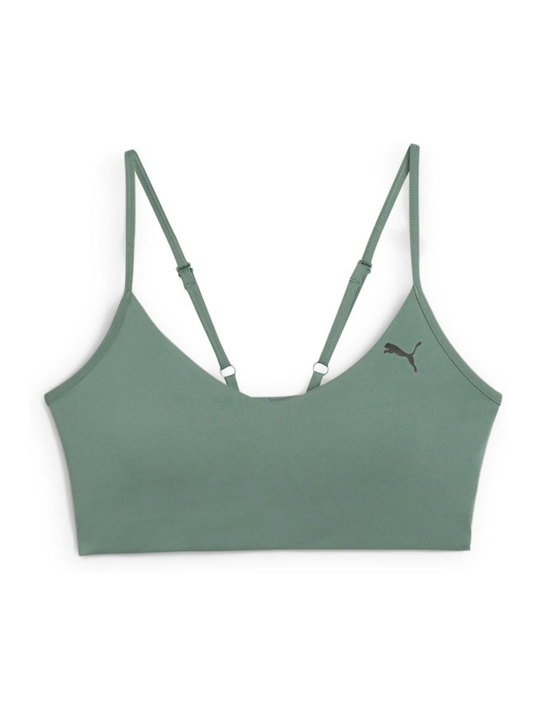 Puma Green Womens MOVE Bra Sports Top - Image 4 of 5