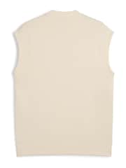 Puma White Mens Wardrobe Ess Relaxed 100% Cotton Vest Top - Image 5 of 5