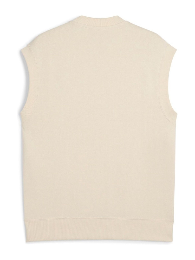 Puma White Mens Wardrobe Ess Relaxed 100% Cotton Vest Top - Image 5 of 5