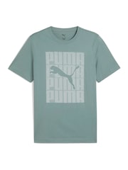 zelena - Puma moška majica z napisom in grafiko - Slika 2 iz 3