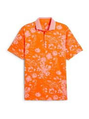 Puma Mens Mattr Rose Golf Polo Shirt - صورة 1 من 2