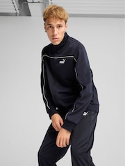 Puma Blue Mens Poly Piping Tracksuit - Image 1 of 5