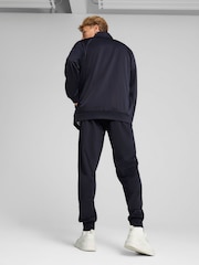 Puma Blue Mens Poly Piping Tracksuit - Image 2 of 5