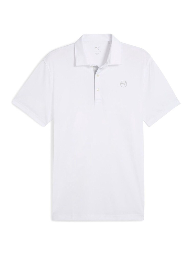 أبيض - Puma Mens Pure 2.0 Golf Polo Shirt - صورة 1 من 1