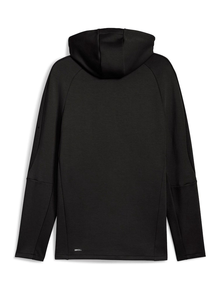 Preto - Puma capuz e zíper completo Evostripe masculino Hoodie - Imagem 5 de 5
