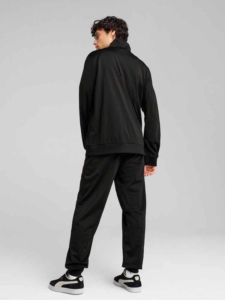 Puma Black Mens Poly Piping Tracksuit - Image 2 of 5